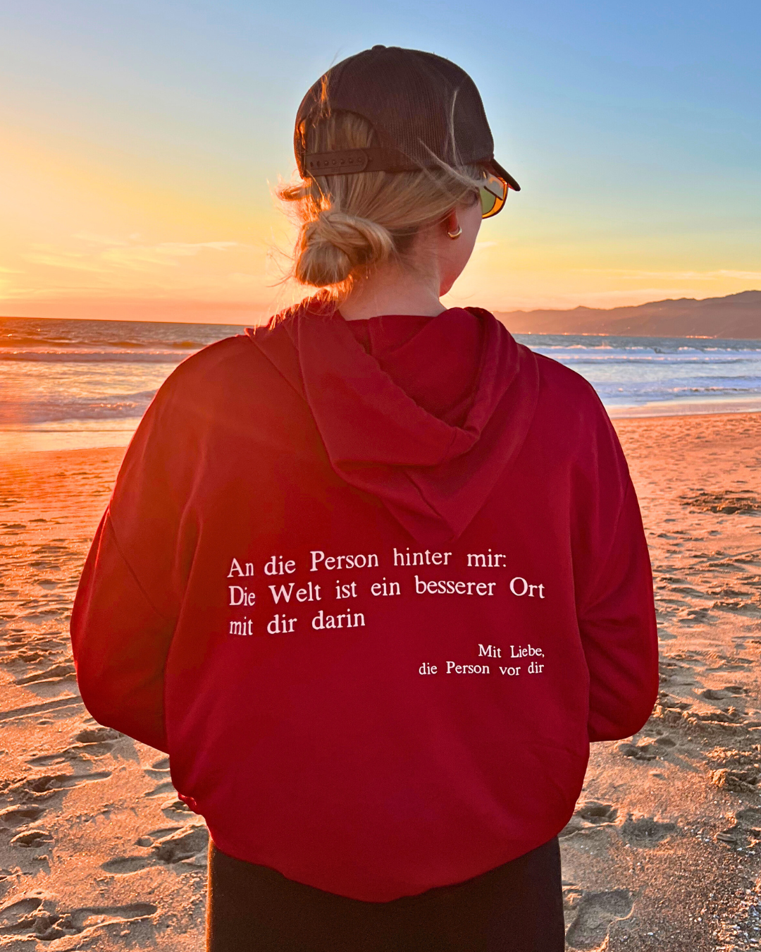 Für die Person hinter mir Kapuzenpullover