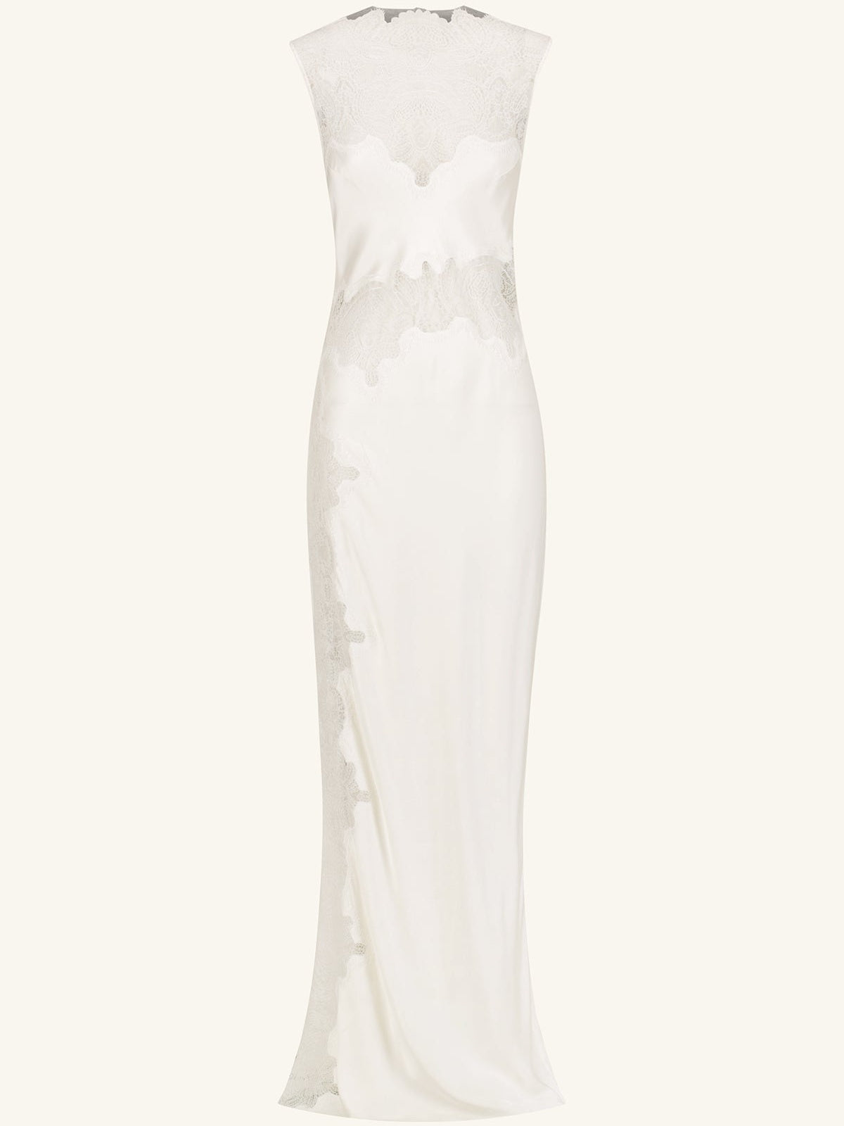 Lace High Neck Maxi Dress