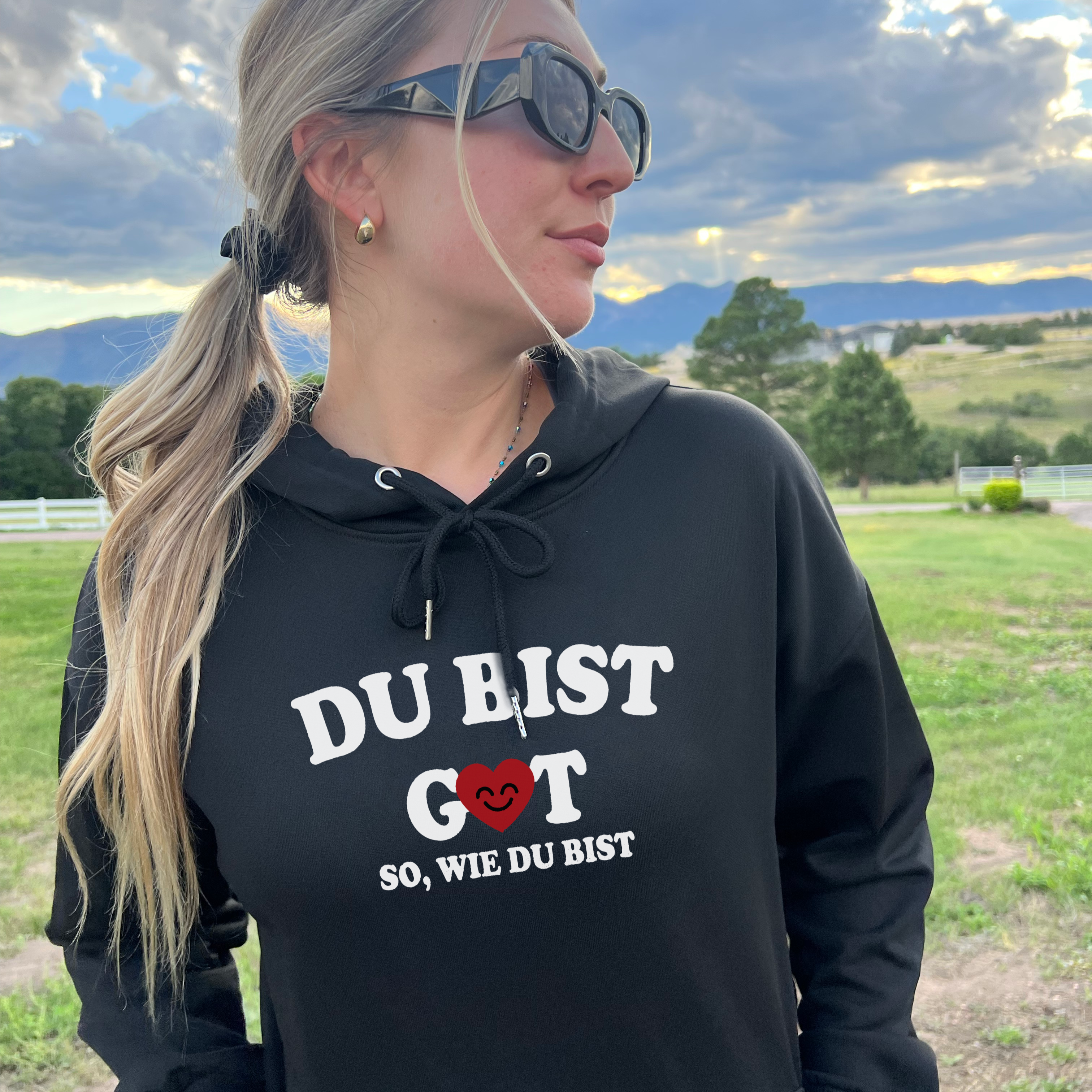 Wertvoll Du™ Genug Kapuzenpullover