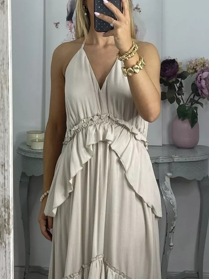 Unlined Seamless Sheer Maxi Dress