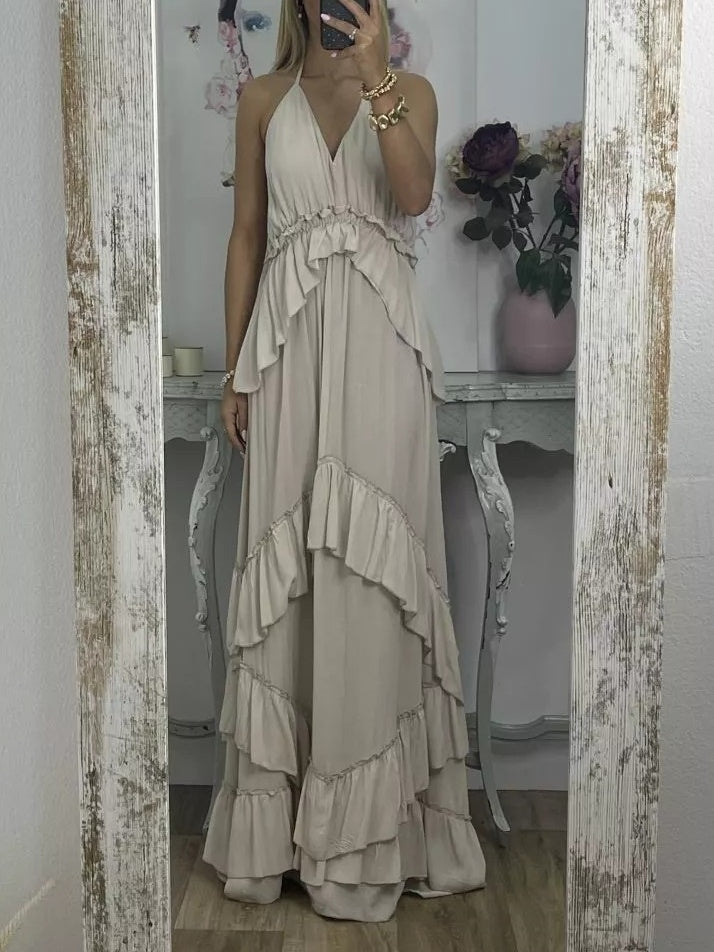 Unlined Seamless Sheer Maxi Dress