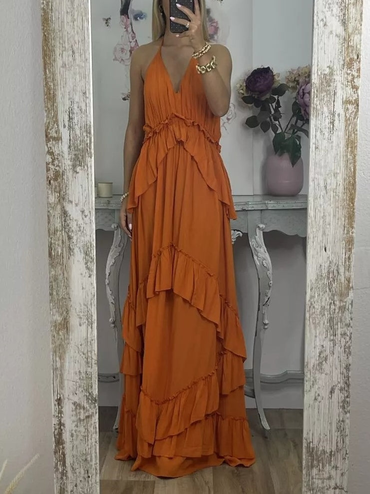 Unlined Seamless Sheer Maxi Dress