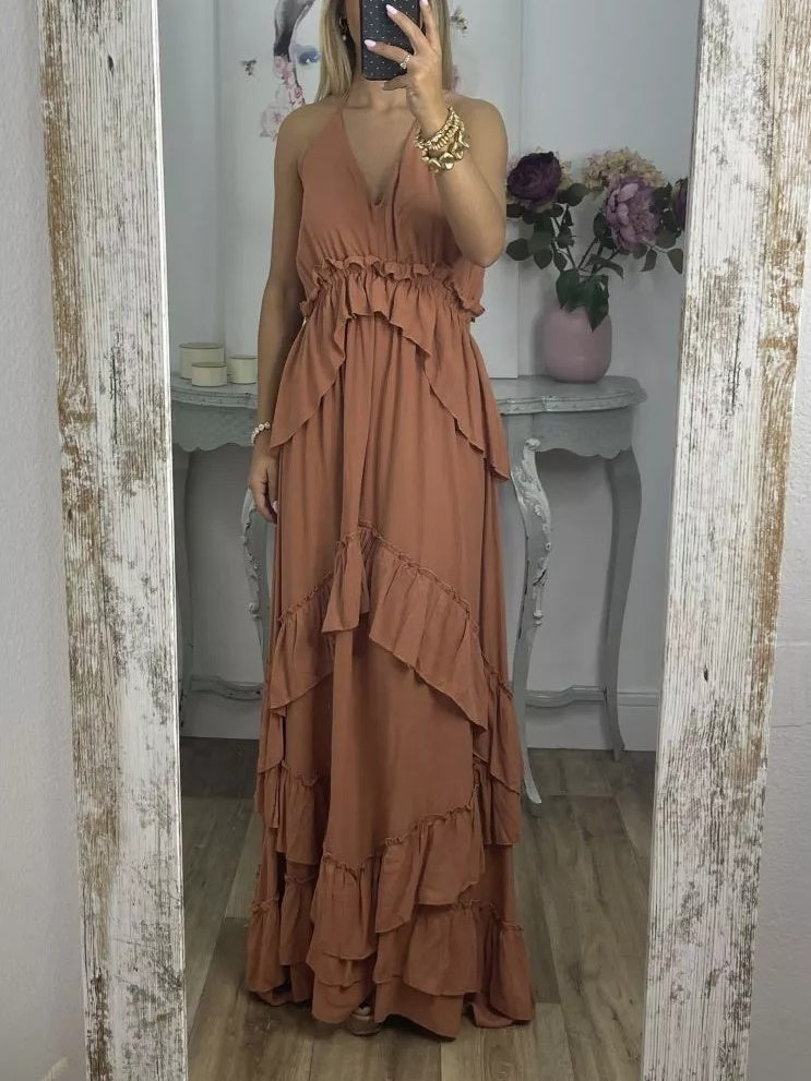 Unlined Seamless Sheer Maxi Dress