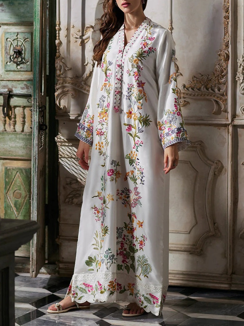 Botanical Garden Print Kaftan