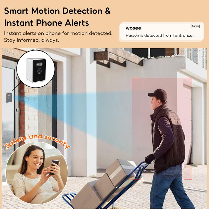 5MP 2K Window Security Camera
