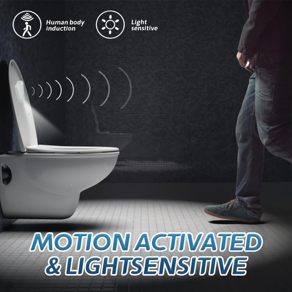 Motion Activated Toilet Light