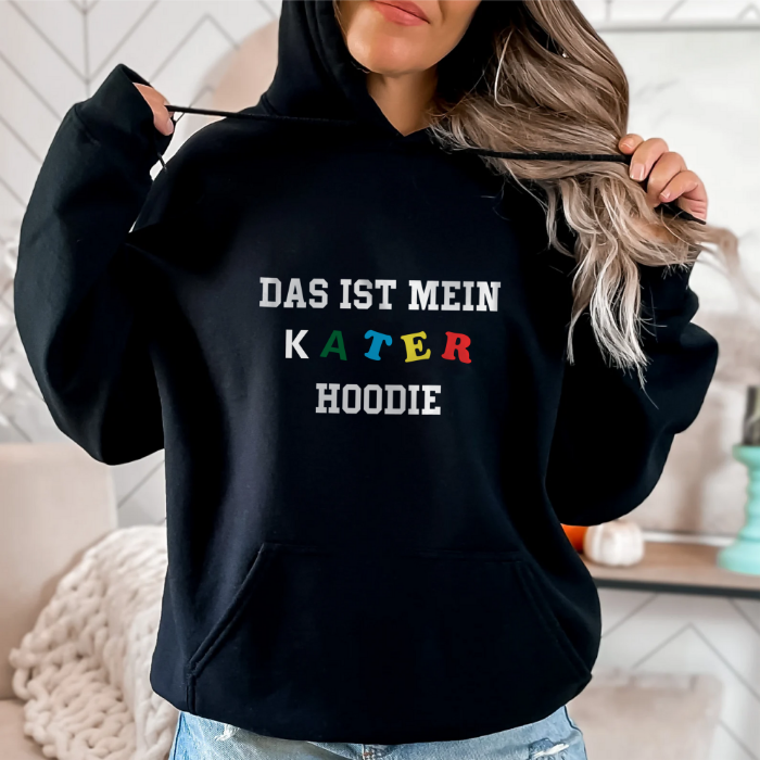 Wertvoll Du™ Kater Kapuzenpullover