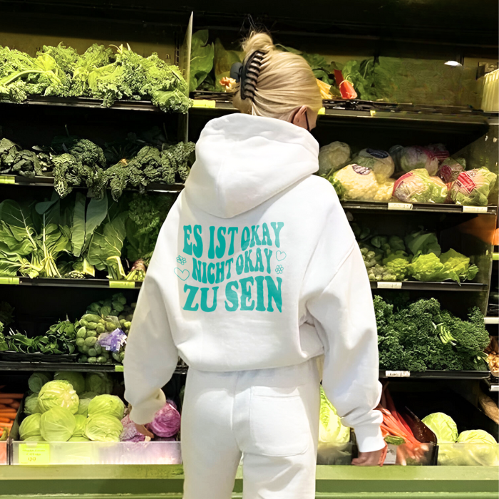 Wertvoll Du™ Es Ist Okay Kapuzenpullover
