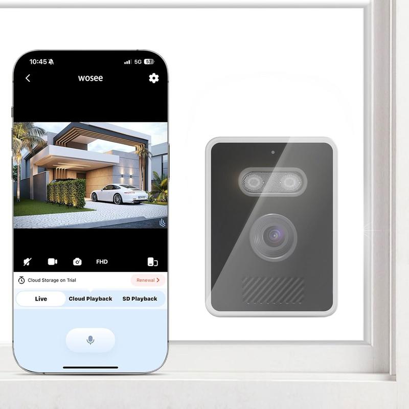 5MP 2K Window Security Camera
