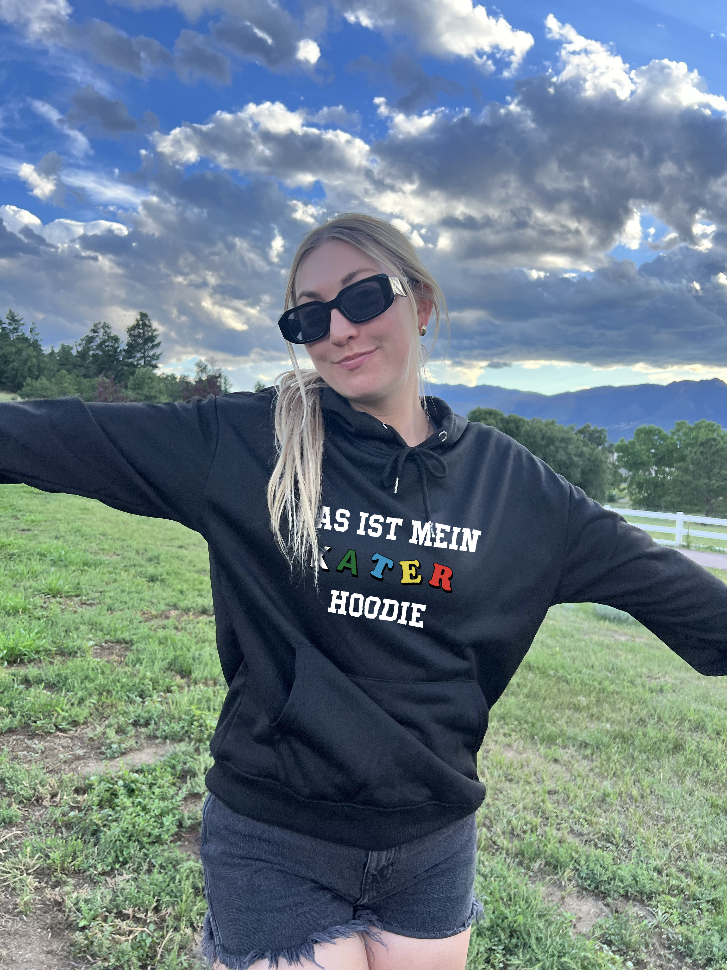 Wertvoll Du™ Kater Kapuzenpullover