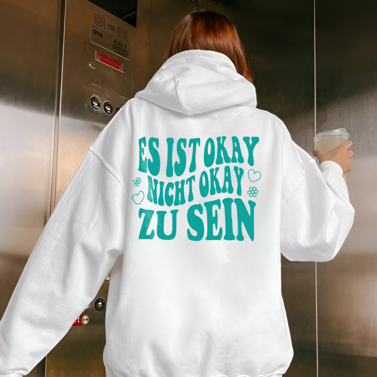 Wertvoll Du™ Es Ist Okay Kapuzenpullover