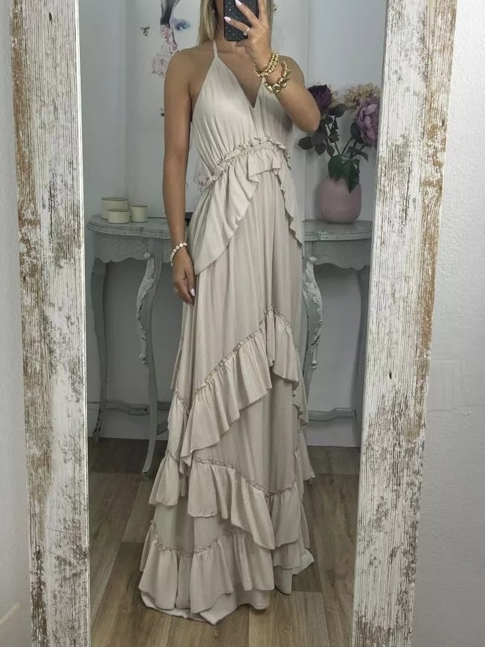 Unlined Seamless Sheer Maxi Dress