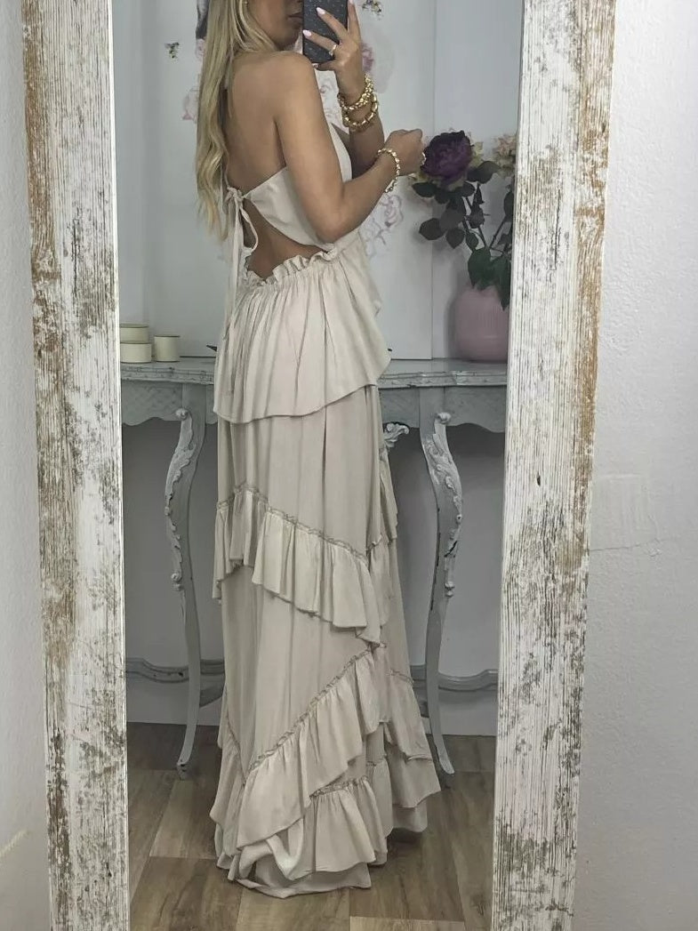 Unlined Seamless Sheer Maxi Dress